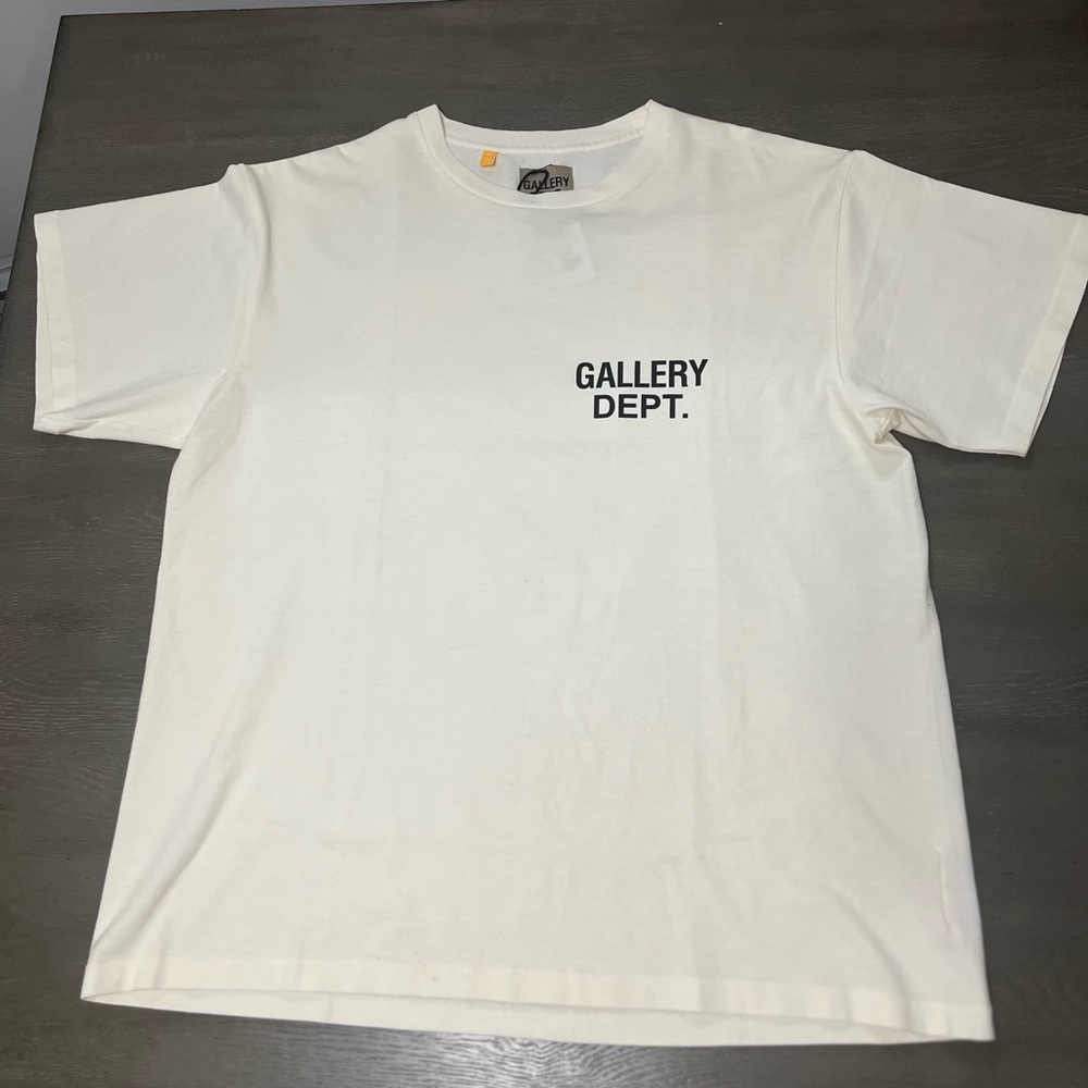 Gallery Dept White Short Sleeve Tee